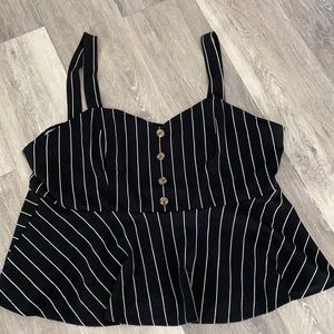 Women’s Peplum Top Blouse size 4XL